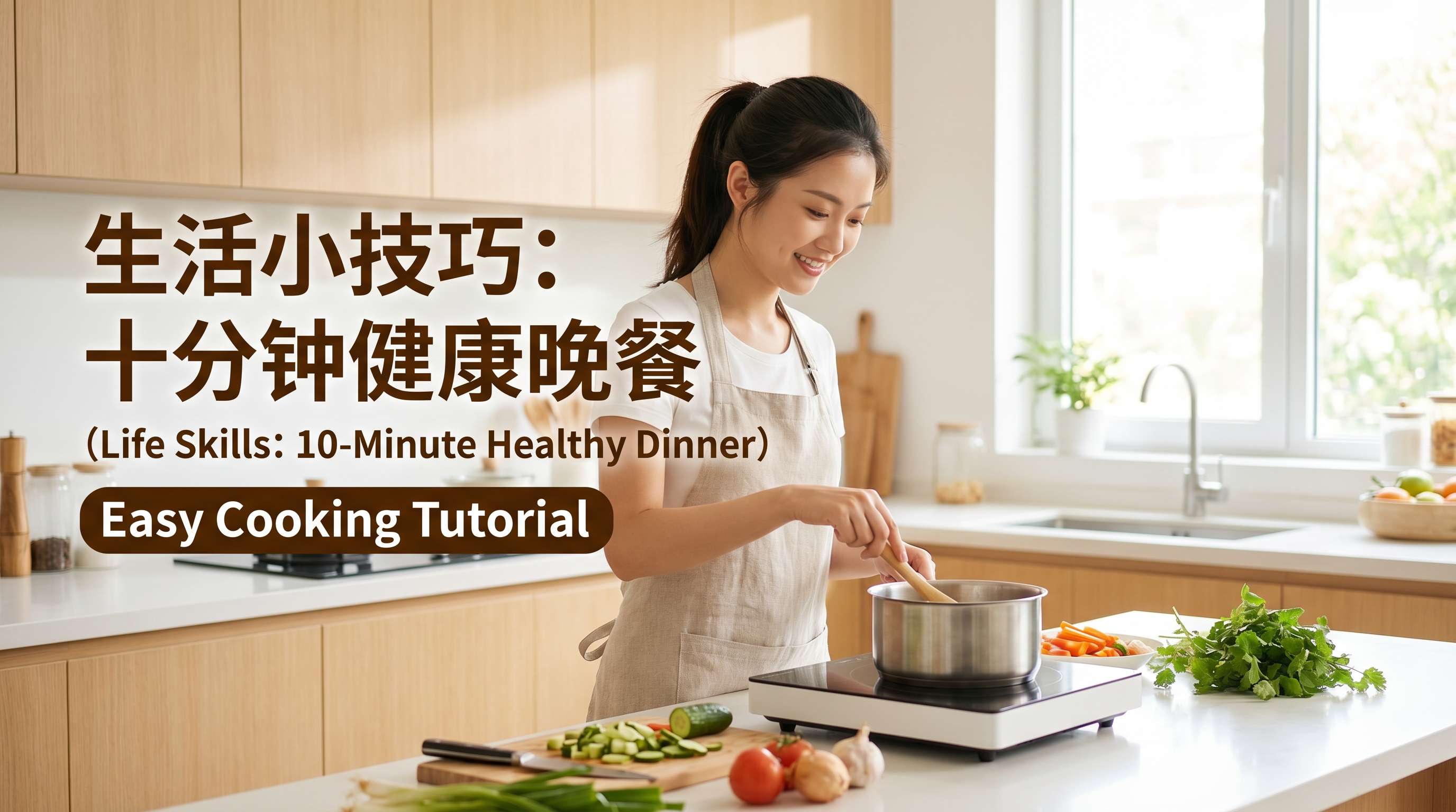 菠萝视频生活技能视频教程：十分钟健康晚餐烹饪教学，www.hee2m2.cn